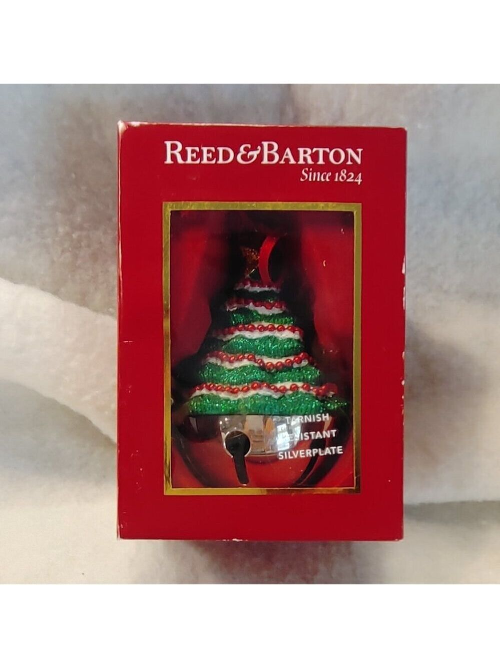 Reed & Barton Sleigh Bell Ornament #4183 – Silver-Plated Christmas Collectible